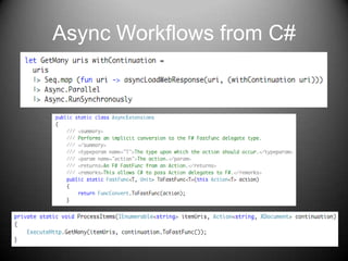 Async Workflows from C#