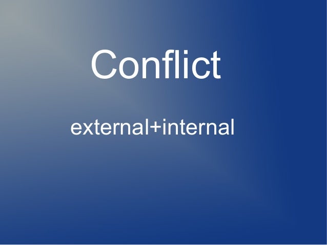 Conflict Project English 7th Grade