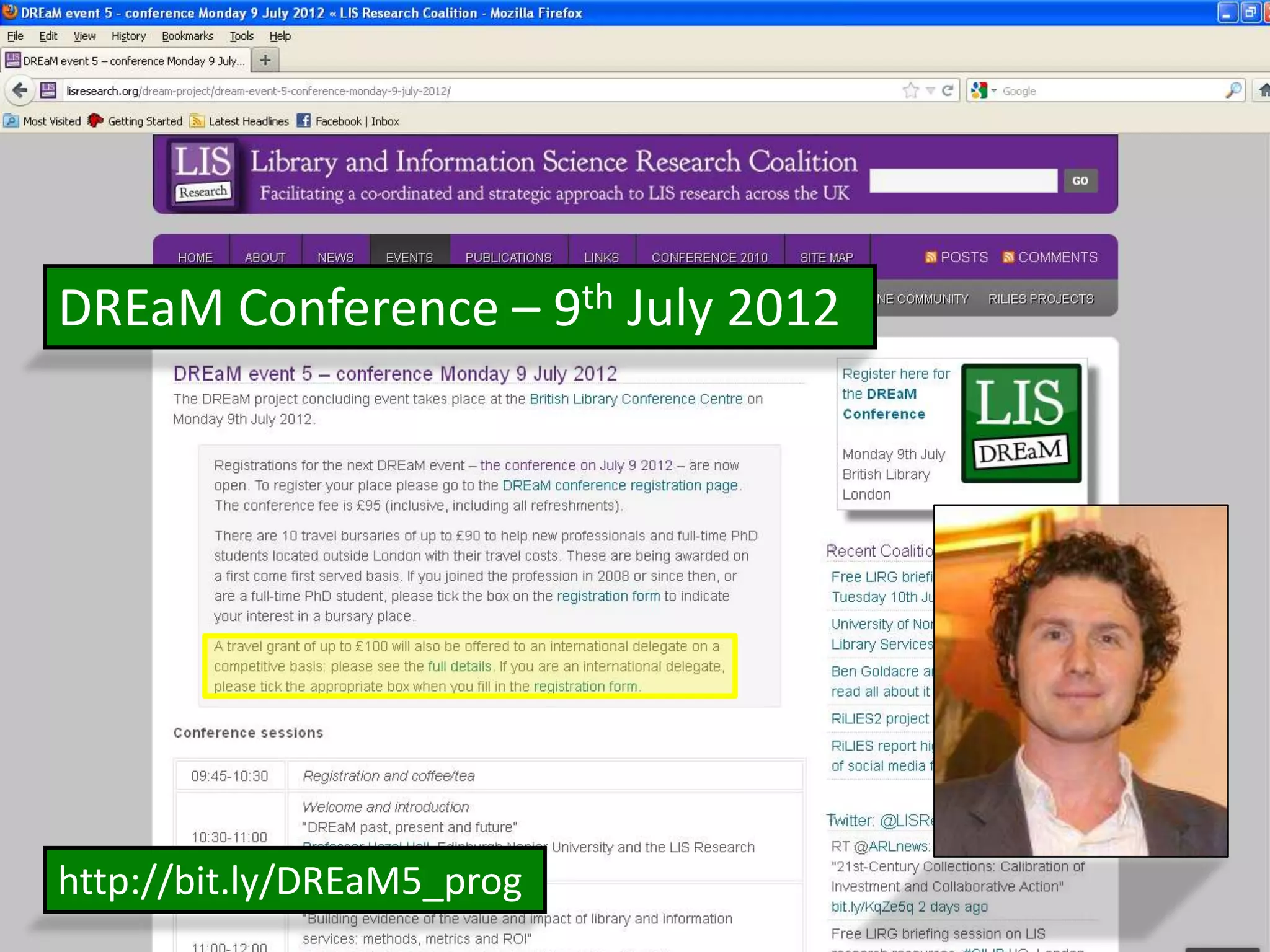 DREaM Conference – 9th July 2012




http://bit.ly/DREaM5_prog
 