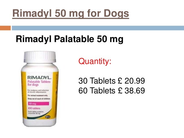 rimadyl palatable tablets 50mg