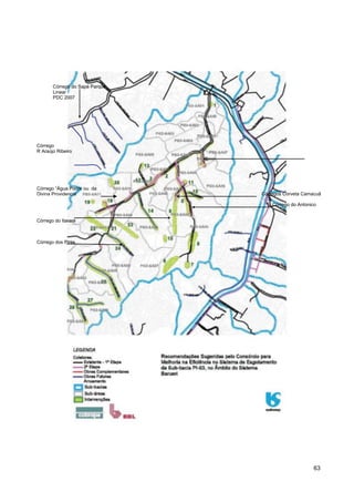 Córrego do Sapé Parque
       Linear
       PDC 2007




Córrego
R Araújo Ribeiro
                                      Córrego do Caxingui




Córrego “Água Podre ou da
Divina Providencia              Córregos Corveta Camacuã
Parque Linear OUCVS
                                    Córrego do Antonico


Córrego do Itararé
Parque Linear OUCVS


Córrego dos Pires




                                                      63
 
