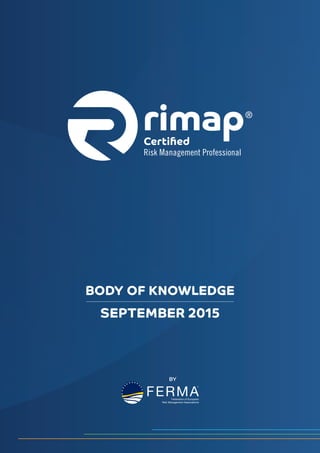SEPTEMBER 2015
BODY OF KNOWLEDGE
BY
 