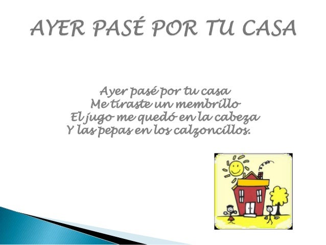 Rimas Ayer Pase Por Tu Casa