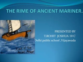 PRESENTED BY
T.ROHIT JOSHUA 10 C
Delhi public school ,Vijayawada

 