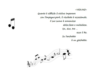 Progetto Musicale Classe 5^ Colombo Aporti