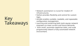Network Automation using Python and Ansible.pptx