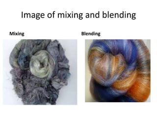 Image of mixing and blending
Mixing Blending
 