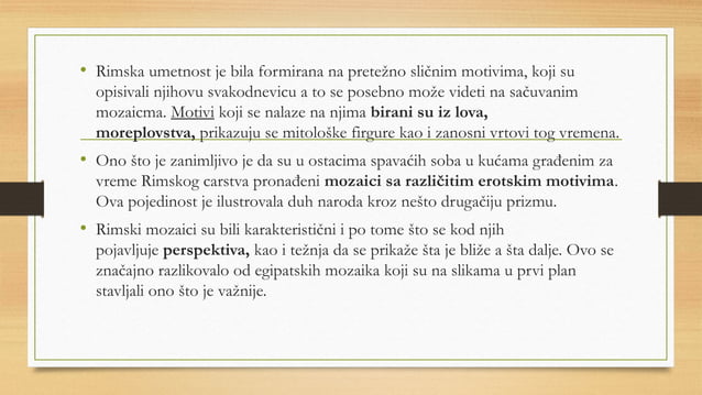 Rimska umetnost – antičko slikarstvo, mozaik i.pptx