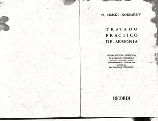 Rimsky Korsakov - Tratado práctico de armonía