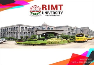 Introduction to RIMT University
