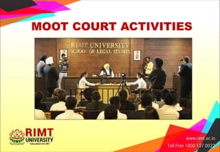 MOOT COURT ACTIVITIES
 