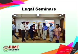 Legal Seminars
 