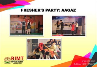 FRESHER’S PARTY: AAGAZ
 