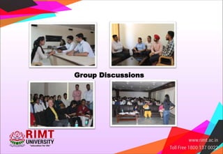 Group Discussions
 