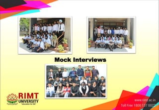 Mock Interviews
 