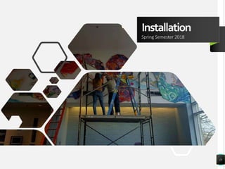 Installation
15
Spring Semester 2018
 