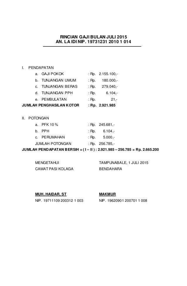 Nusantara sehat gaji
