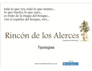 Rinc+¦N De Los Alerces Tipologias