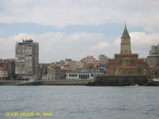 GIJON  DESDE  EL  MAR 