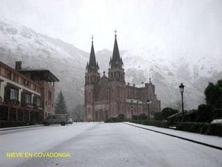 NIEVE EN COVADONGA 