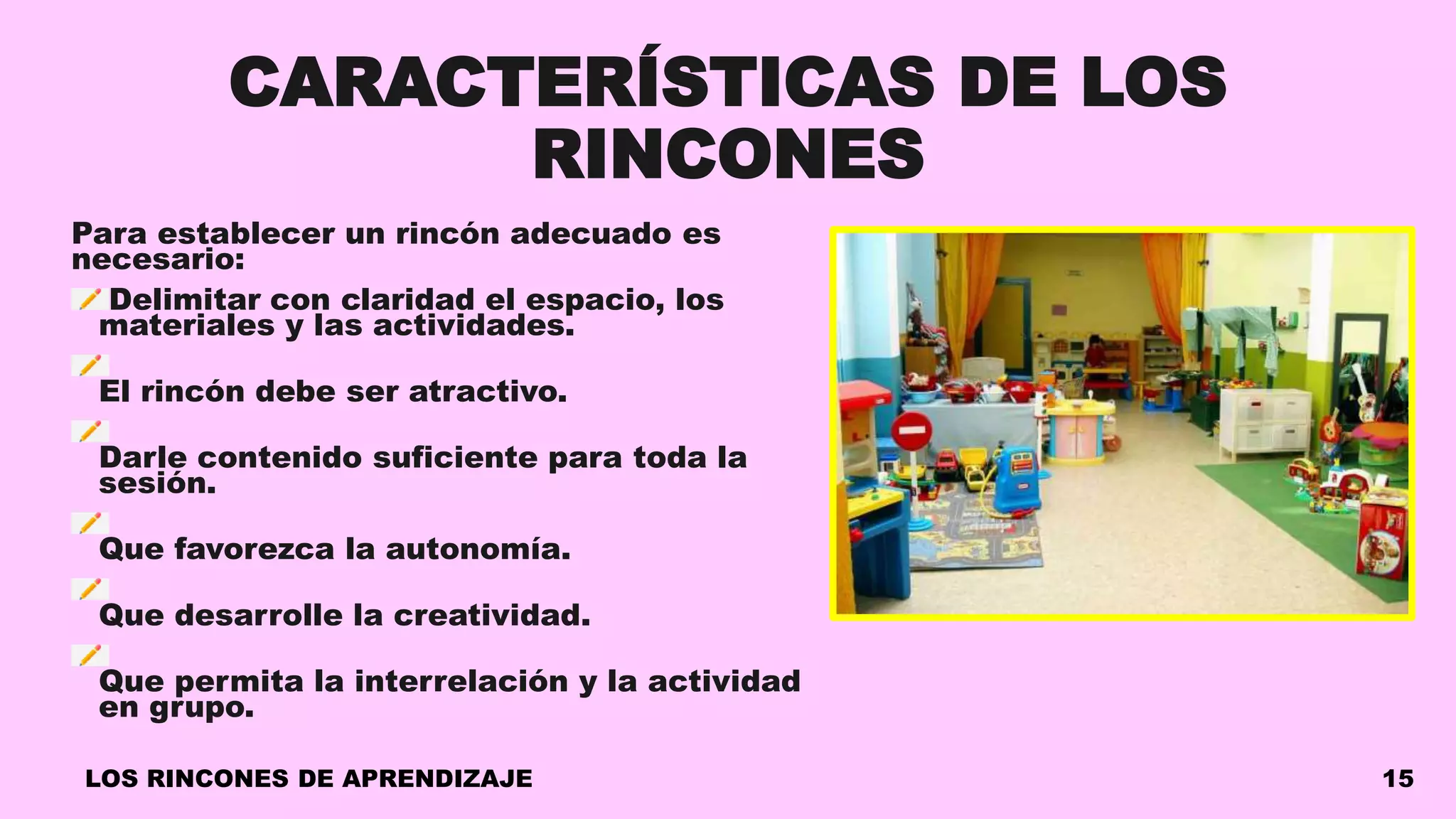 Rod Rincones Rincones de aprendizaje | PPTX