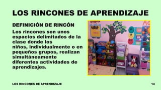 Los Rincones Rincones de aprendizaje | PPTX