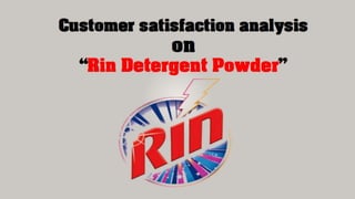 Rin detergent powder