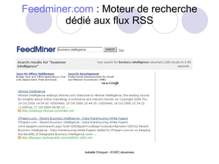 Feedminer.com  : Moteur de recherche dédié aux flux RSS 