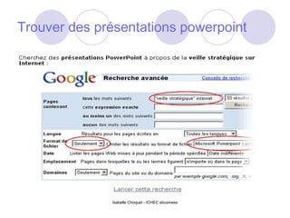 Trouver des présentations powerpoint 