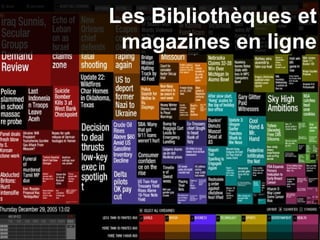 Les Bibliothèques et magazines en ligne 