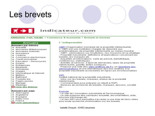 Les brevets 