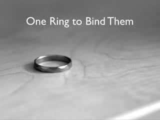 One Ring to Bind Them