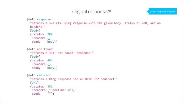 Ring Headers Clojure Ring Headers Clojure