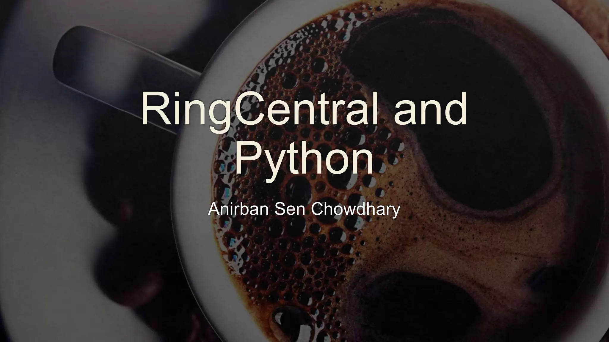 Ring central and python | PPT