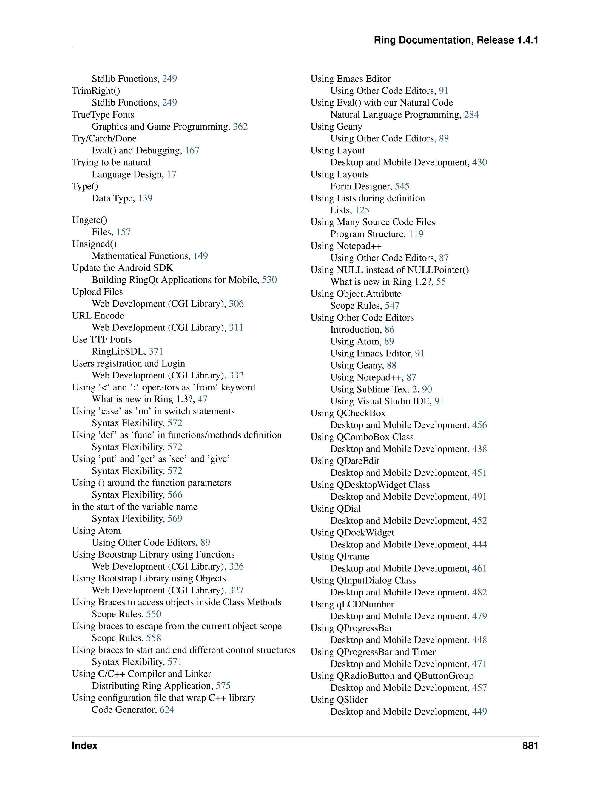 The Ring programming language - Version 1.4.1 documentation