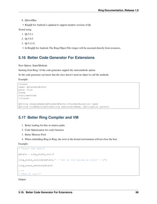 The Ring programming language - Version 1.9 documentation | PDF