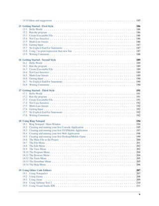 The Ring programming language - Version 1.9 documentation | PDF