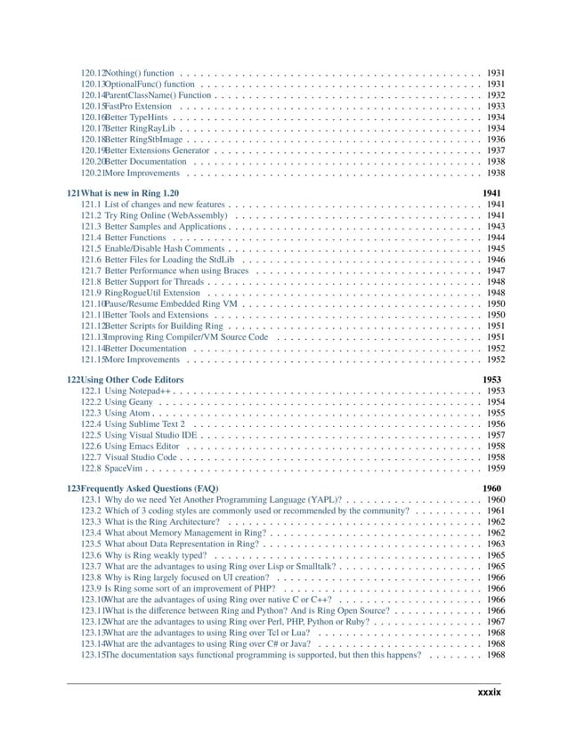 The Ring programming language - Version 1.20 documentation | PDF