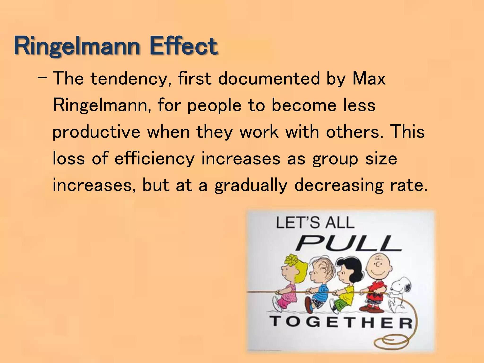 Ringelmann Effect Negative Effects – WQWZK