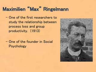 Ringelmann effect | PPTX