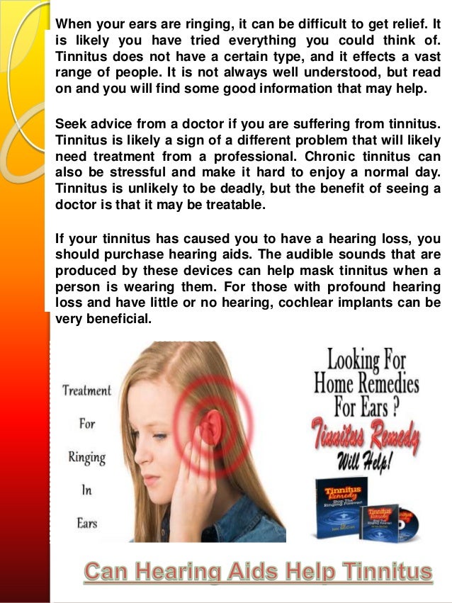 Ringing in ears and hearing loss
