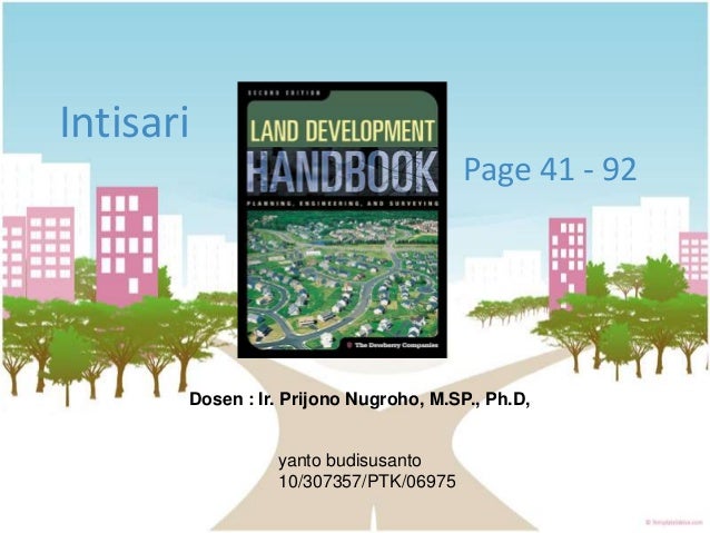 Ringkasan Buku Land Development Handbook