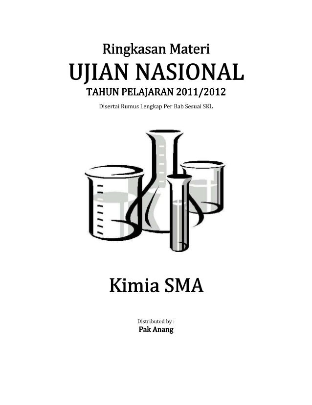 Ringkasan Materi Dan Rumus Lengkap Kimia Sma 2012