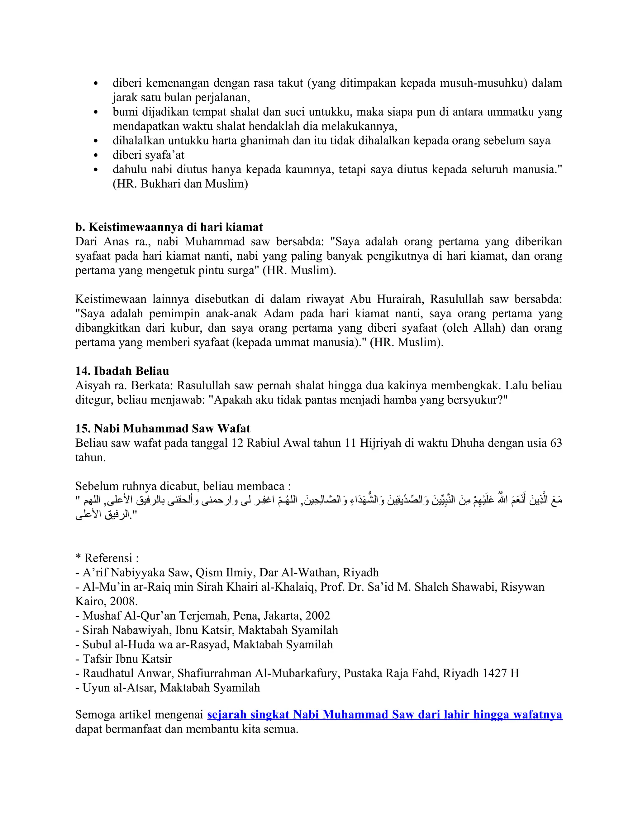 Raja Muhammad Rif Ringkasan Sejarah Nabi Muhammad Saw dari Lahir Hingga Wafat.docx