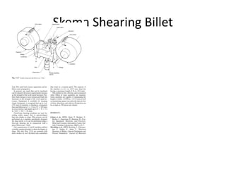 Shearing Process Forge Comprehensive Overview of Billet Shearing Process for Forging ...