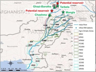 6/13Department of Civil and Environmental Engineering
IBMR - Modeling structure
Tarbela
Mangla
Ghazi-Barotha
Chashma
Potential reservoir
Potential reservoir
 