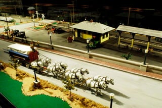 Tibbals Miniature Circus Train Station