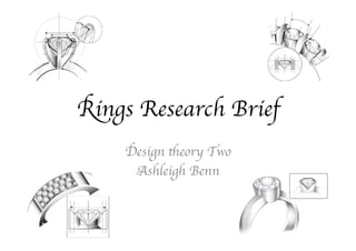 Rings Research Brief	

     Design theory Two	

      Ashleigh Benn	

 