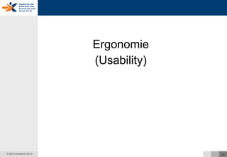 Ergonomie (Usability) 