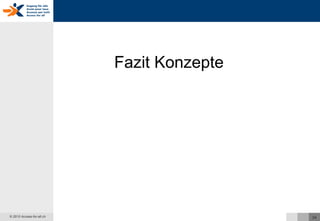 Fazit Konzepte 